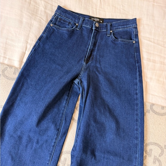 Just Black Dark Blue Flare Stretch Jeans - Picture 2 of 11